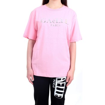 Vêtements Femme T-shirts manches courtes GaËlle Paris GBD10158 T-Shirt/Polo femme rose Rose