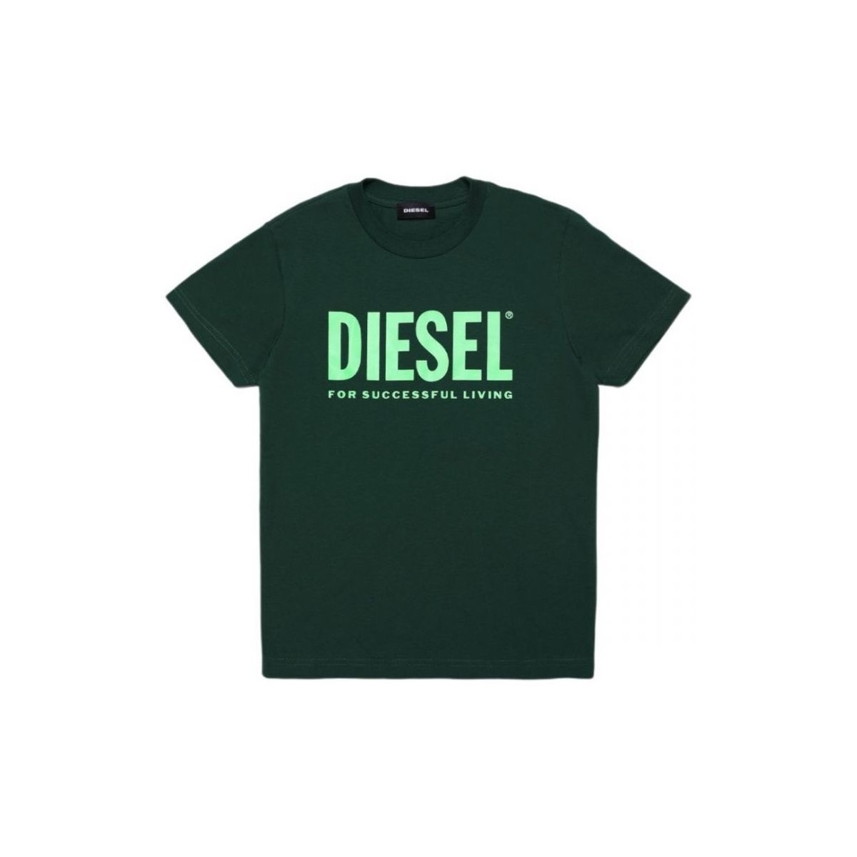 Vêtements Enfant T-shirts & Polos Diesel 00J4P6 00YI9 TJUSTLOGO-K50Q Vert