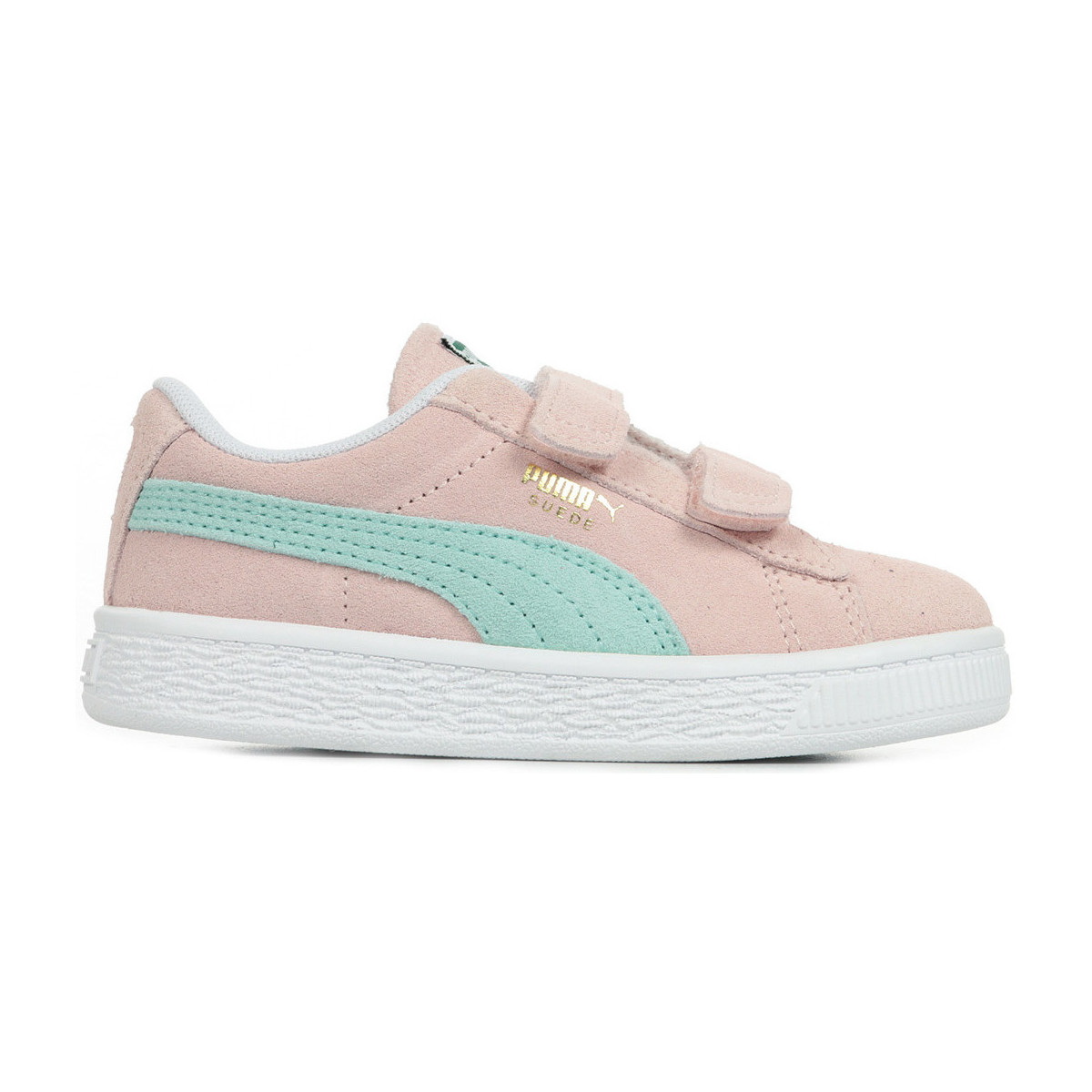 Chaussures Fille Baskets mode Puma escuro Suede Classic Rose