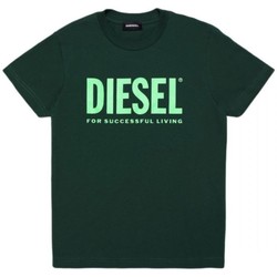 Vêtements Enfant T-shirts T-Shirt & Polos Diesel 00J4P6 00YI9 TJUSTLOGO-K50Q Vert