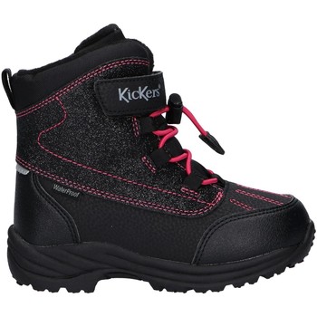 Chaussures Enfant Bottes Kickers 736602-30 JUMP WPF Noir