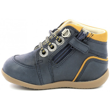 Chaussures Garçon Kickers Boots bins mountain bleu - Chaussures Boot Enfant 79 
