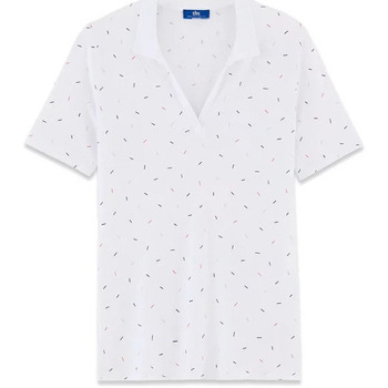 TBS Polo SIANAPOL Blanc - Vêtements T-shirts & Polos Femme 54,90 €