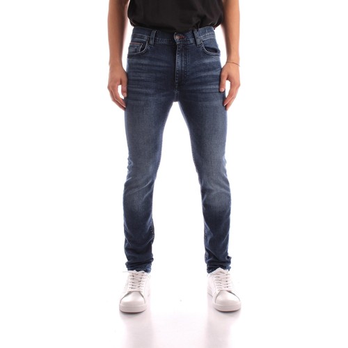 Vêtements Homme Jeans studded-logo slim Tommy Hilfiger MW0MW19929 Bleu
