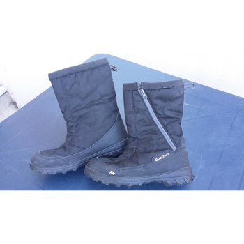 Chaussures Homme Bottes de neige  Quechua Bottes molletonnées Noir