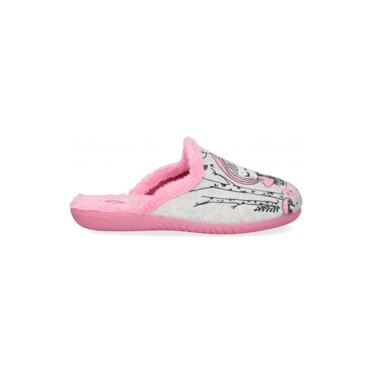 Chaussures Fille Chaussons Alcalde 60993 Rose