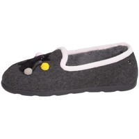 Chaussures Femme Chaussons Isotoner Chaussons slippers  ref 55186 Gris Gris