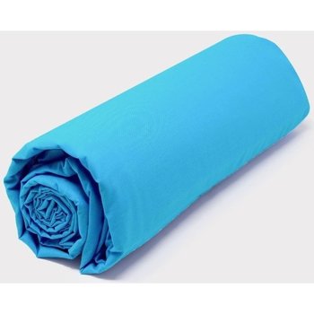 Maison & Déco Draps housse Salomé Prestige Drap housse percale de coton 80 fils - Bonnet de 40 cm Bleu
