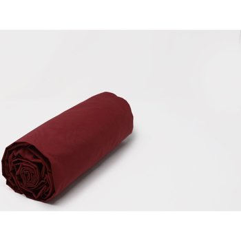 Maison & Déco Draps housse Salomé Prestige Drap housse percale de coton 80 fils - Bonnet de 40 cm Rouge