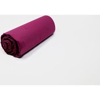 Maison & Déco Draps housse Salomé Prestige Drap housse percale de coton 80 fils - Bonnet de 40 cm Violet