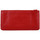 Sacs Femme Sacs porté main Frandi Portefeuille extra-plat en cuir - Noir / Rouge Multicolore