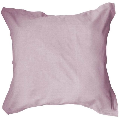 Drap Housse Prune En Percale Taies d'oreillers / traversins Lefebvre-Textile Une Taie d'oreiller rose pastel Rose