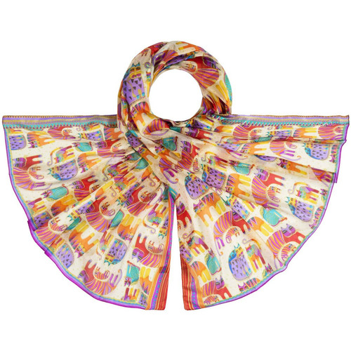 Accessoires textile Femme Echarpes / Etoles / Foulards Autres types de lingerie Etole soie Mika Multicolore