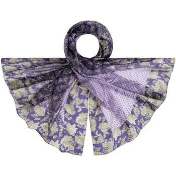 Accessoires textile Femme Echarpes / Etoles / Foulards Allée Du Foulard Etole soie Perséa Violet
