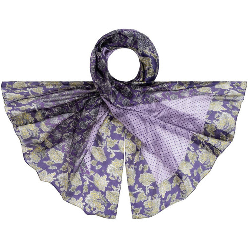 Accessoires textile Femme Echarpes / Etoles / Foulards Andrew Mc Allist Etole soie Perséa Violet