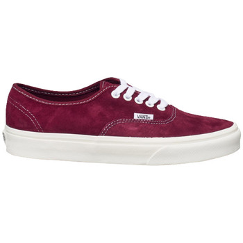 Chaussures Femme Baskets mode Suede Vans Authentic pig suede VN0A5HZS9G81 Rouge