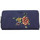 Sacs Femme Portefeuilles Hexagona Portefeuille à zip  motif brodé fleur - Marine Multicolore