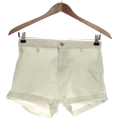 Vêtements Femme Shorts / Bermudas Bershka short  36 - T1 - S Blanc Blanc