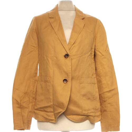 Vêtements Femme Vestes / Blazers Monoprix blazer  36 - T1 - S Marron Marron