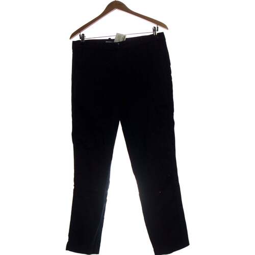 Vêtements metallic Pantalons Promod pantalon slim metallic  40 - T3 - L Noir Noir
