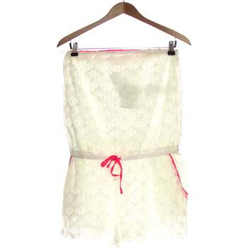 Vêtements Femme Tops / Blouses Naf Naf combi-short  38 - T2 - M Blanc Blanc