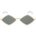 Montres & Bijoux Lunettes de soleil Yves Saint Laurent Occhiali da Sole Saint Laurent New Wave SL 302 Lisa 004 Doré