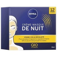 Beauté Femme Maquillage BB & CC crèmes Nivea Crème masque de nuit Q10 Power   50ml Blanc