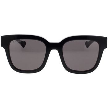 Montres & Bijoux Femme gucci horsebit glasses Gucci Occhiali da Sole  GG0998S 001 Black Grey Noir