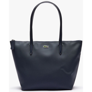 Sacs Femme Cabas / Sacs shopping Lacoste Petit sac cabas  zippé L.12.12 Concept uni Eclipse Bleu