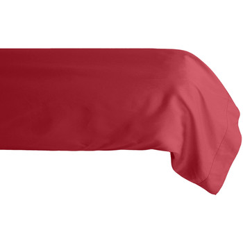 Maison & Déco Taies d'oreillers / traversins Vent Du Sud Taie de traversin rubis en percale de coton 80 fils 43 x 190 cm Rouge