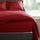 Maison & Déco Taies d'oreillers / traversins Vent Du Sud Taie de traversin rubis en percale de coton 80 fils 43 x 190 cm Rouge