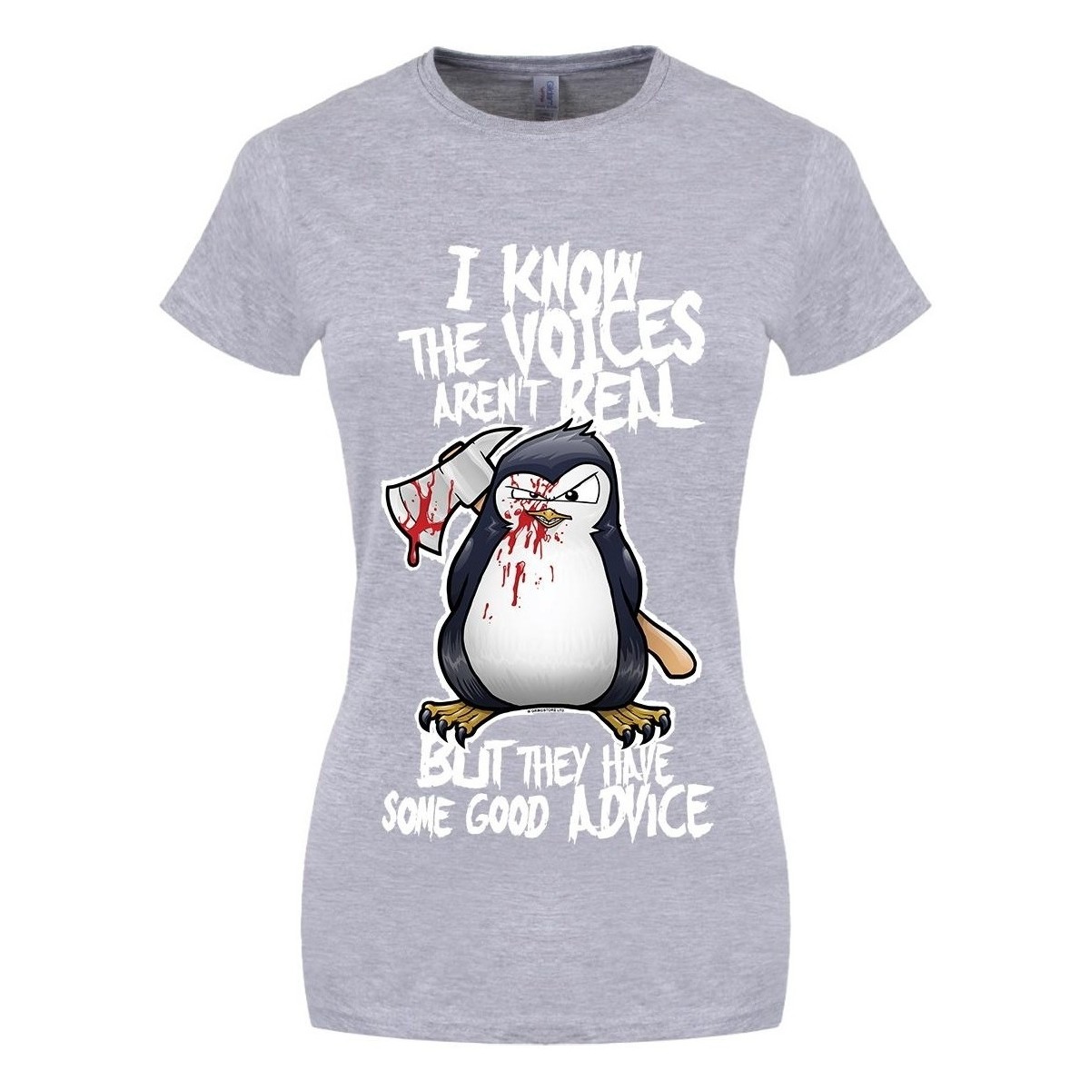 Vêtements Femme T-shirts manches longues Psycho Penguin GR2855 Gris