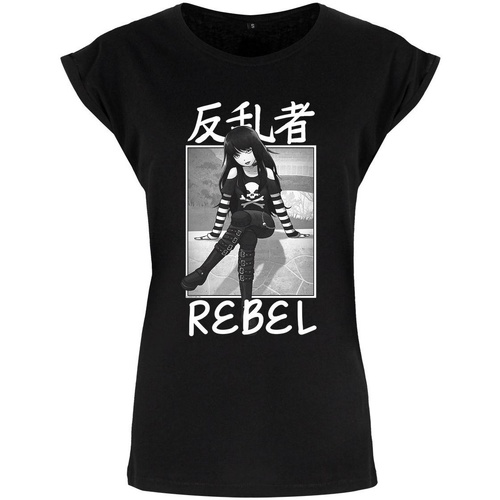 Vêtements Femme T-shirts manches longues Tokyo Spirit Rebel Noir