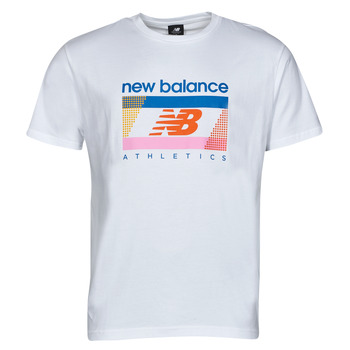 Vêtements Homme T-shirts manches courtes New Balance ATEEH AMP TEEEE Blanc
