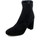 Chaussures Femme Low blackwhite boots L'angolo 949007C.01 Noir