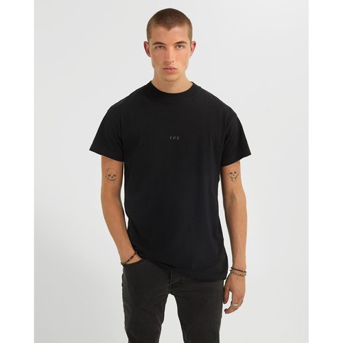 Vêtements Homme T-shirts & Polos Young Poets Society 106604 900 - DAYLEN LOGO-BLACK Noir