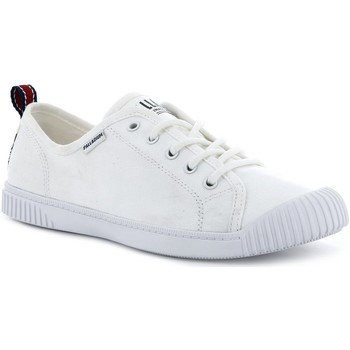 Chaussures Femme Baskets basses Palladium EASY LACE CANVAS STAR WHITE