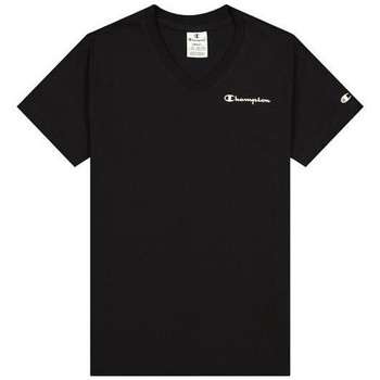 Vêtements Femme T-shirts manches courtes Champion Vneck Tshirt Noir