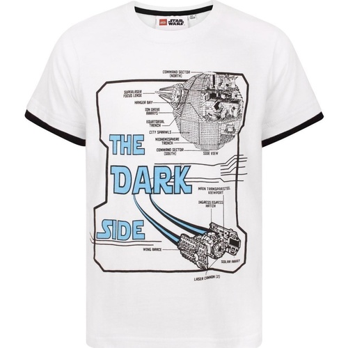 Vêtements Garçon T-shirts manches longues Lego Star Wars The Dark Side Noir