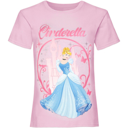 Vêtements Fille T-shirts manches longues Cinderella NS6354 Rouge