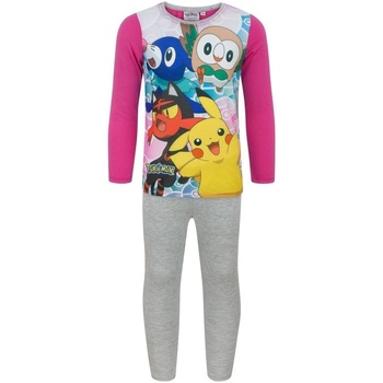 Vêtements Fille Pyjamas / Chemises de nuit Pokemon  Rose / Gris