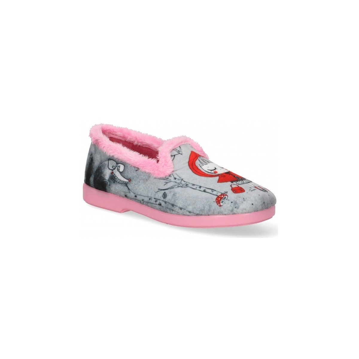 Chaussures Fille Chaussons Alcalde 60913 Gris