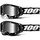 Montres & Bijoux Lunettes de soleil 100 % Feminin 100% Masque VTT Racecraft 2 - Black Mirror Silver Lens BLACK MIRROR SILVER LENS