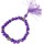Montres & Bijoux Bracelets Out Of The Blue Bracelet Bouddhiste en perles de bois - Modèle Violet Violet