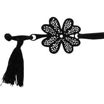 Montres & Bijoux Bracelets Utilisez au minimum 1 lettre majuscule Bracelet élastique fantaisie pour femme Fleur Noir