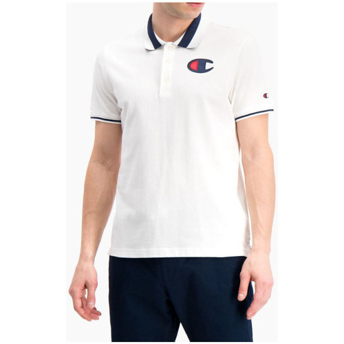 Vêtements Homme T-shirts & Polos Champion Polo Blanc