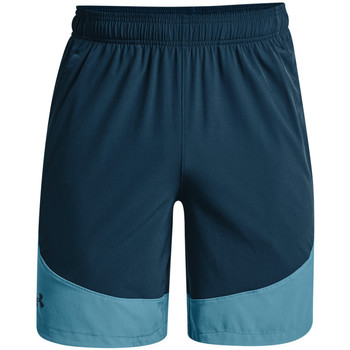 Vêtements Homme Shorts / Bermudas Under halsringning Armour Short  HIT WOVEN COLORBLOCK STS Bleu