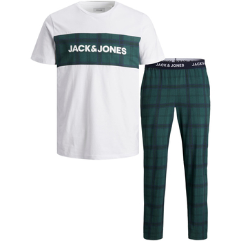 Vêtements Homme Pyjamas / Chemises de nuit Jack & Jones Pyjama coton Vert sapin