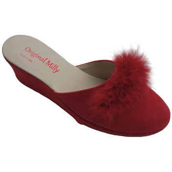 Chaussures Femme Mules Original Milly PANTOUFLES DE CHAMBRE MILLY - 9000 ROUGE Rouge