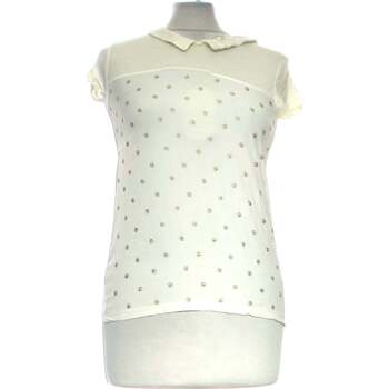 Vêtements Femme Tops / Blouses Etam Top Manches Courtes  34 - T0 - Xs Blanc